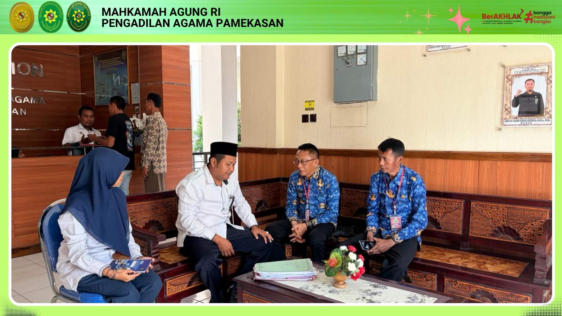 PA Pamekasan Terima 60 Berkas Sidang di Luar Gedung dari Kecamatan Batumarmar